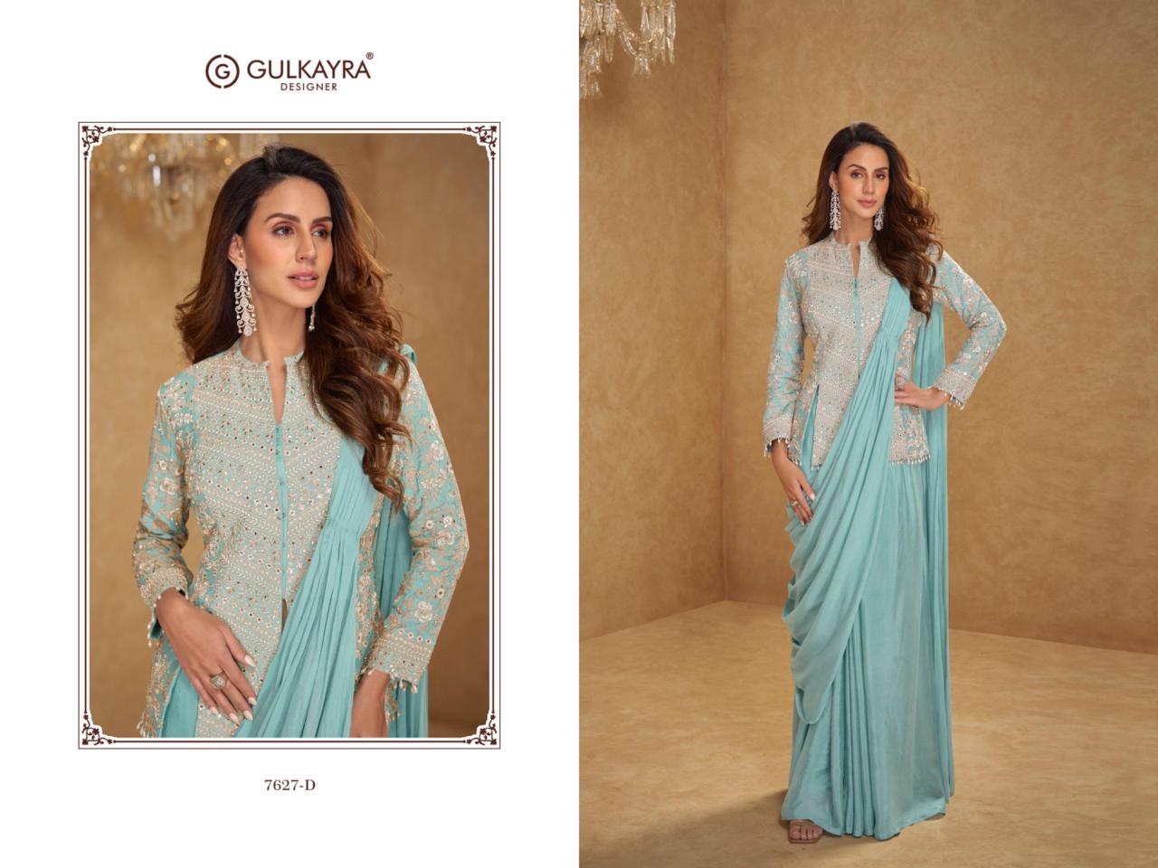 Gulkayra mirza new color hyderabad designer salwar suits wholesaler